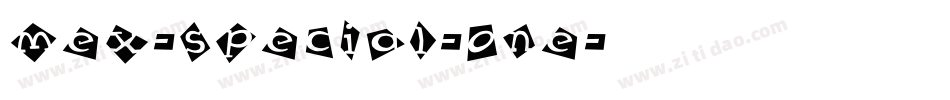 Mex-Special-One字体转换
