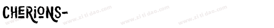 Cherions字体转换