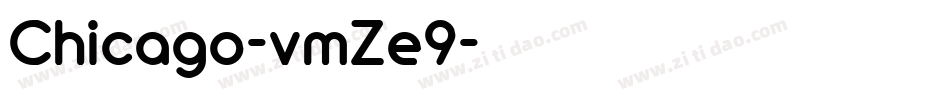 Chicago-vmZe9字体转换