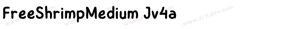 FreeShrimpMedium-Jv4a字体转换