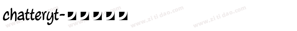 chatteryt字体转换
