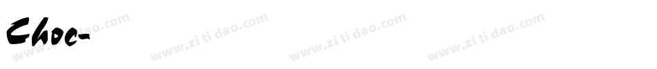 Choc字体转换