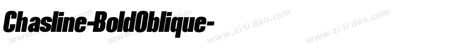 Chasline-BoldOblique字体转换