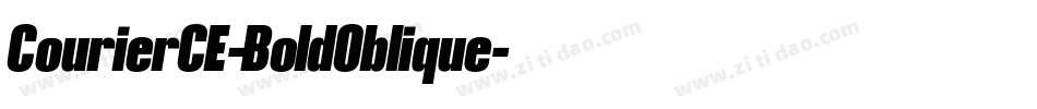 CourierCE-BoldOblique字体转换 CourierCE-BoldOblique字体转换