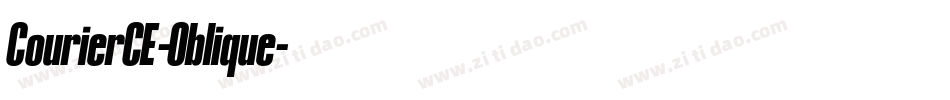 CourierCE-Oblique字体转换 CourierCE-Oblique字体转换
