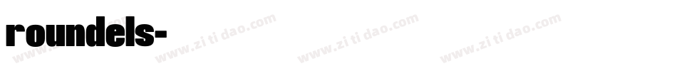 roundels字体转换