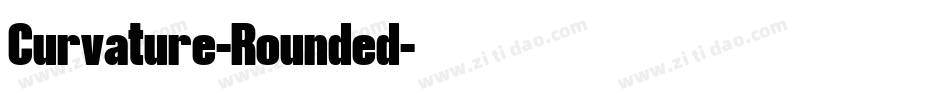 Curvature-Rounded字体转换