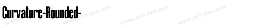 Curvature-Rounded字体转换