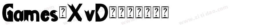 Games-XvD2字体转换