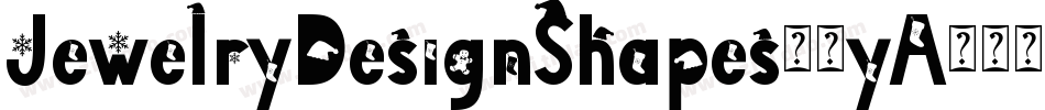 JewelryDesignShapes-9yA5字体转换