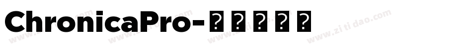ChronicaPro字体转换 ChronicaPro字体转换
