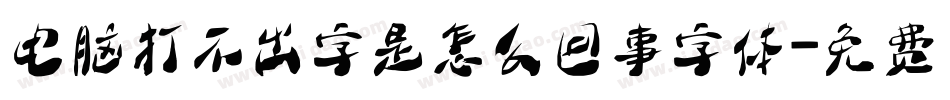 电脑打不出字是怎么回事字体字体转换