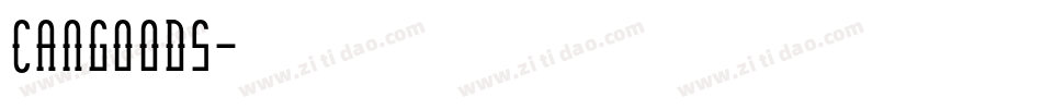 CANGOODS字体转换