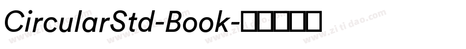 CircularStd-Book字体转换