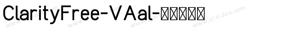 ClarityFree-VAal字体转换