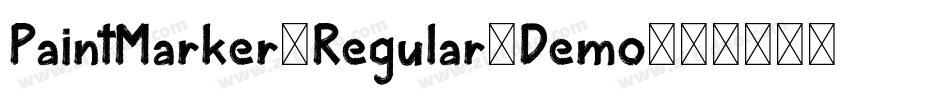 PaintMarker-Regular_Demo字体转换
