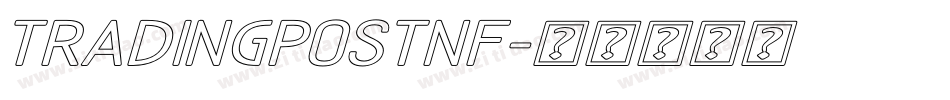 TradingPostNF字体转换