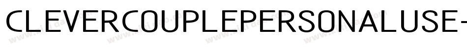 CleverCouplePersonalUse-0n7R字体转换