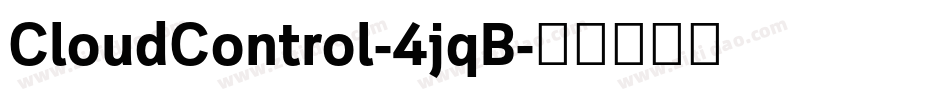 CloudControl-4jqB字体转换
