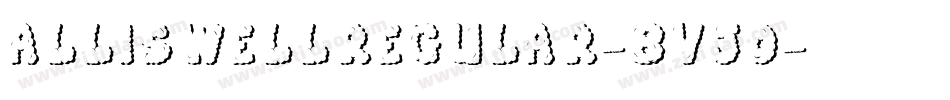 AllIsWellRegular-8vJ0字体转换
