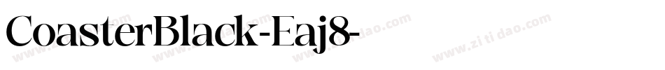 CoasterBlack-Eaj8字体转换