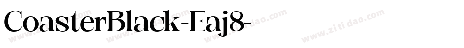 CoasterBlack-Eaj8字体转换