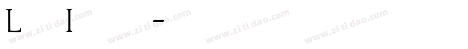 LangerInitialien字体转换