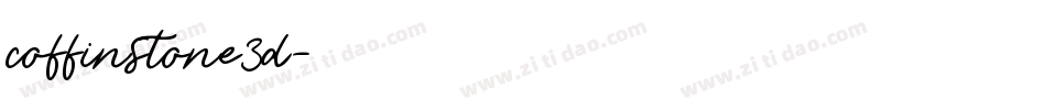 coffinstone3d字体转换