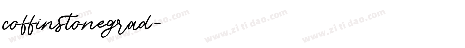 coffinstonegrad字体转换