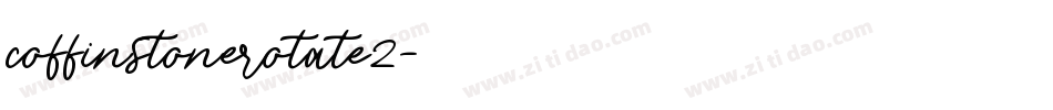 coffinstonerotate2字体转换