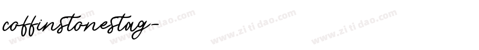 coffinstonestag字体转换