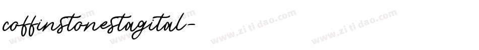 coffinstonestagital字体转换