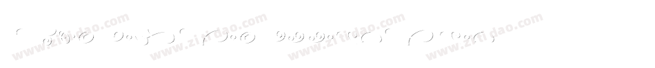 K22SpiralSwashShadow-Rdao字体转换