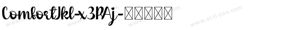 ComfortJkl-x3RAj字体转换
