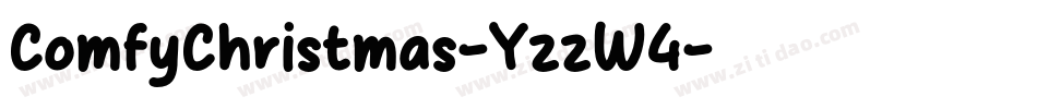 ComfyChristmas-YzzW4字体转换