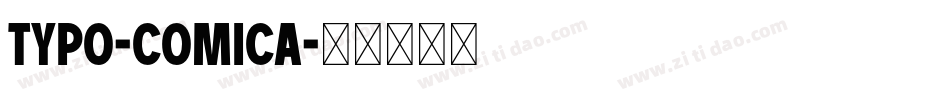 Typo-Comica字体转换