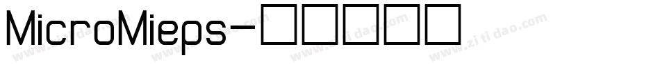 MicroMieps字体转换