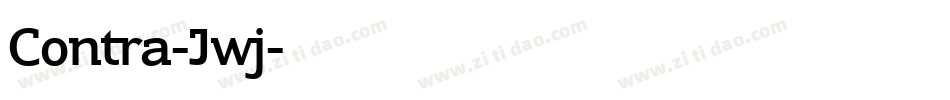 Contra-Jwj字体转换