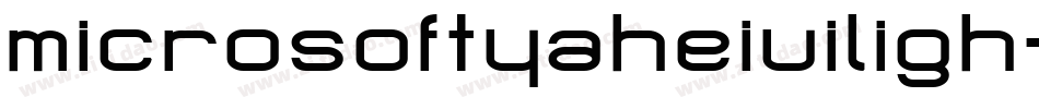 microsoftyaheiuiligh字体转换