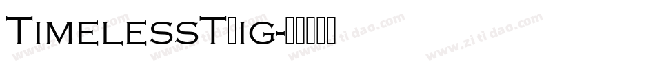 TimelessTLig字体转换