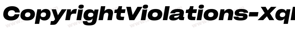 CopyrightViolations-XqEK字体转换