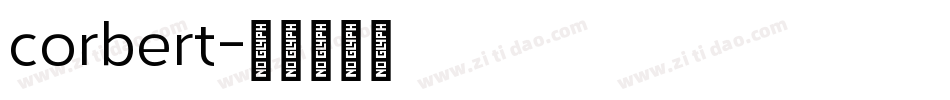 corbert字体转换