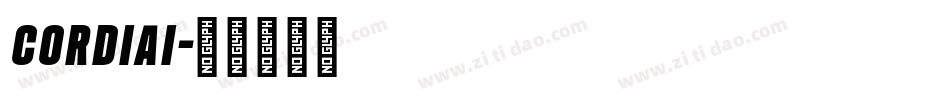 CORDIAI字体转换