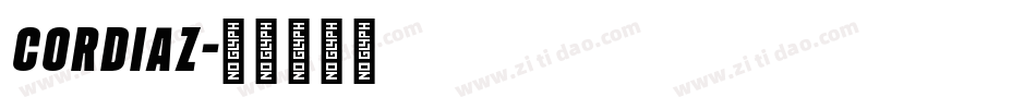 CORDIAZ字体转换