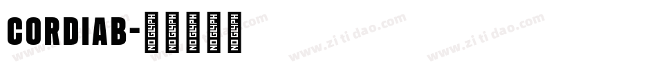 CORDIAB字体转换