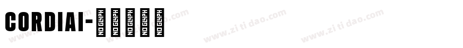 CORDIAI字体转换