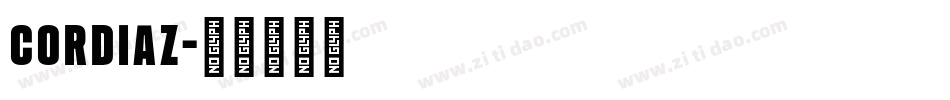 CORDIAZ字体转换