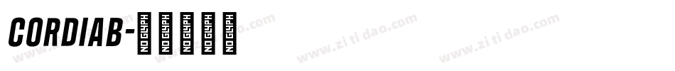 CORDIAB字体转换