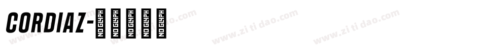 CORDIAZ字体转换