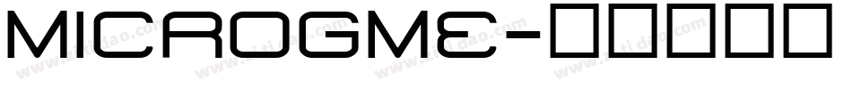 MICROGME字体转换